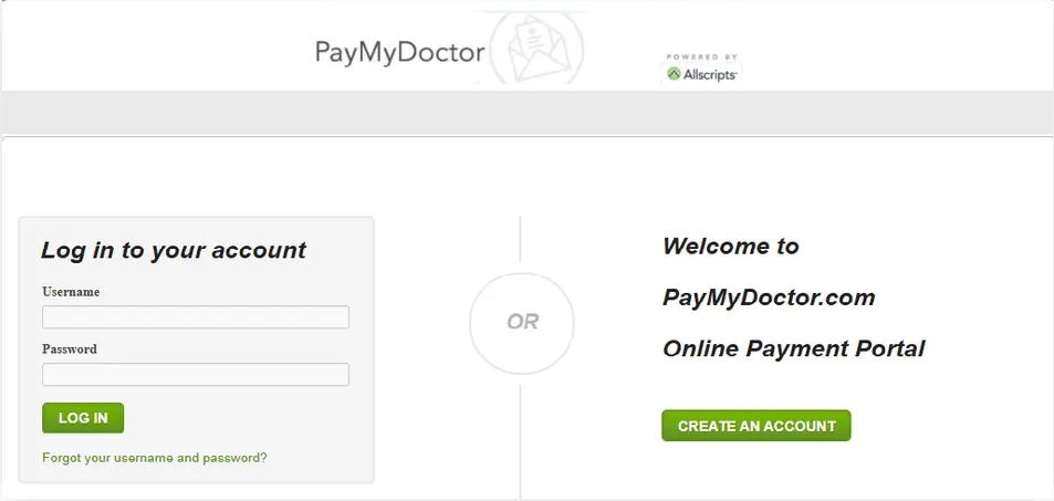 Pay-My-Doctor-login